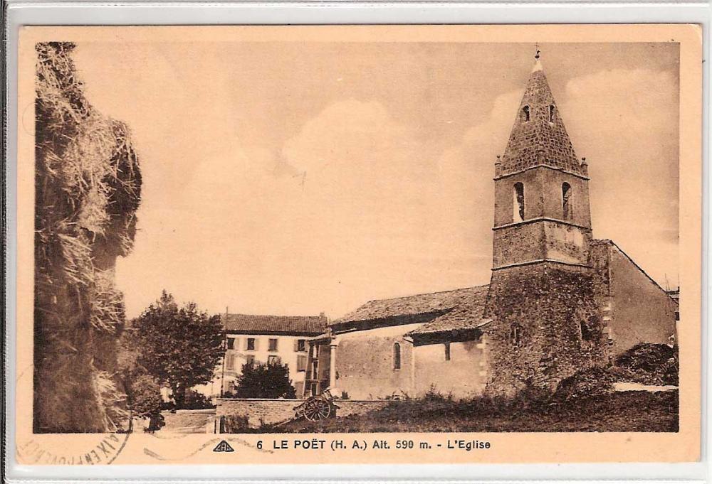 Le Poët - Alt 590m - L'Eglise