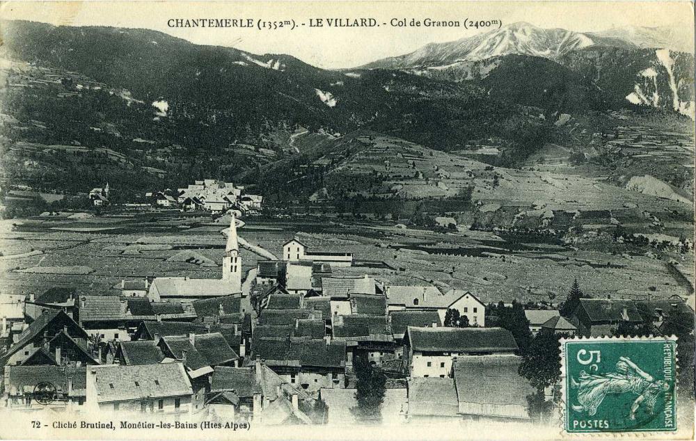 Chantemerle ( 1352 m) Le Villard - Col de Granon ( alt 2400 m)