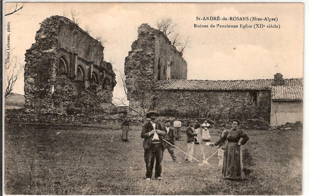 Saint André de Rosans Ruines de l'Ancienne Eglise