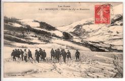Briançon - Skieurs du 159° en Manoeuvre