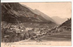 Plampinet- Vue générale et Vallée de la Clarée côté Briançon