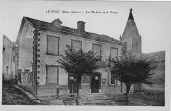 Le Poët - La Mairie et la poste