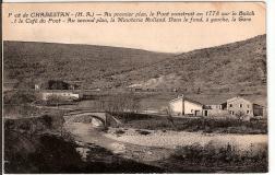 Pont deChabestan, au premier le pont construit en 1778 sur le Buëch