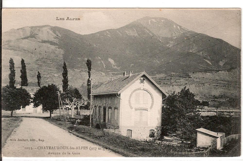 Chateauroux les Alpes ( 957m) - Avenue de la Gare