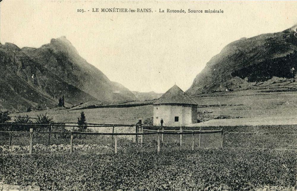 Le Monêtier les Bains - La Rotonde, Source minérale