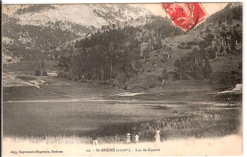 Saint André (1070m) - Lac de Siguret