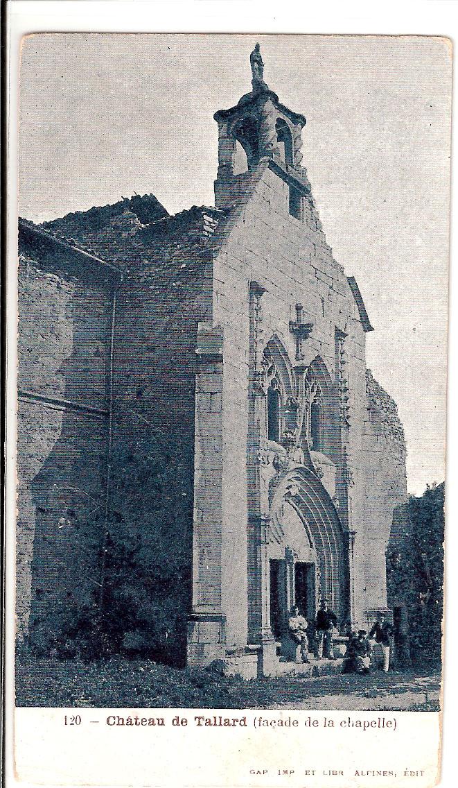 Chateau de Tallard ( façade de la chapelle)