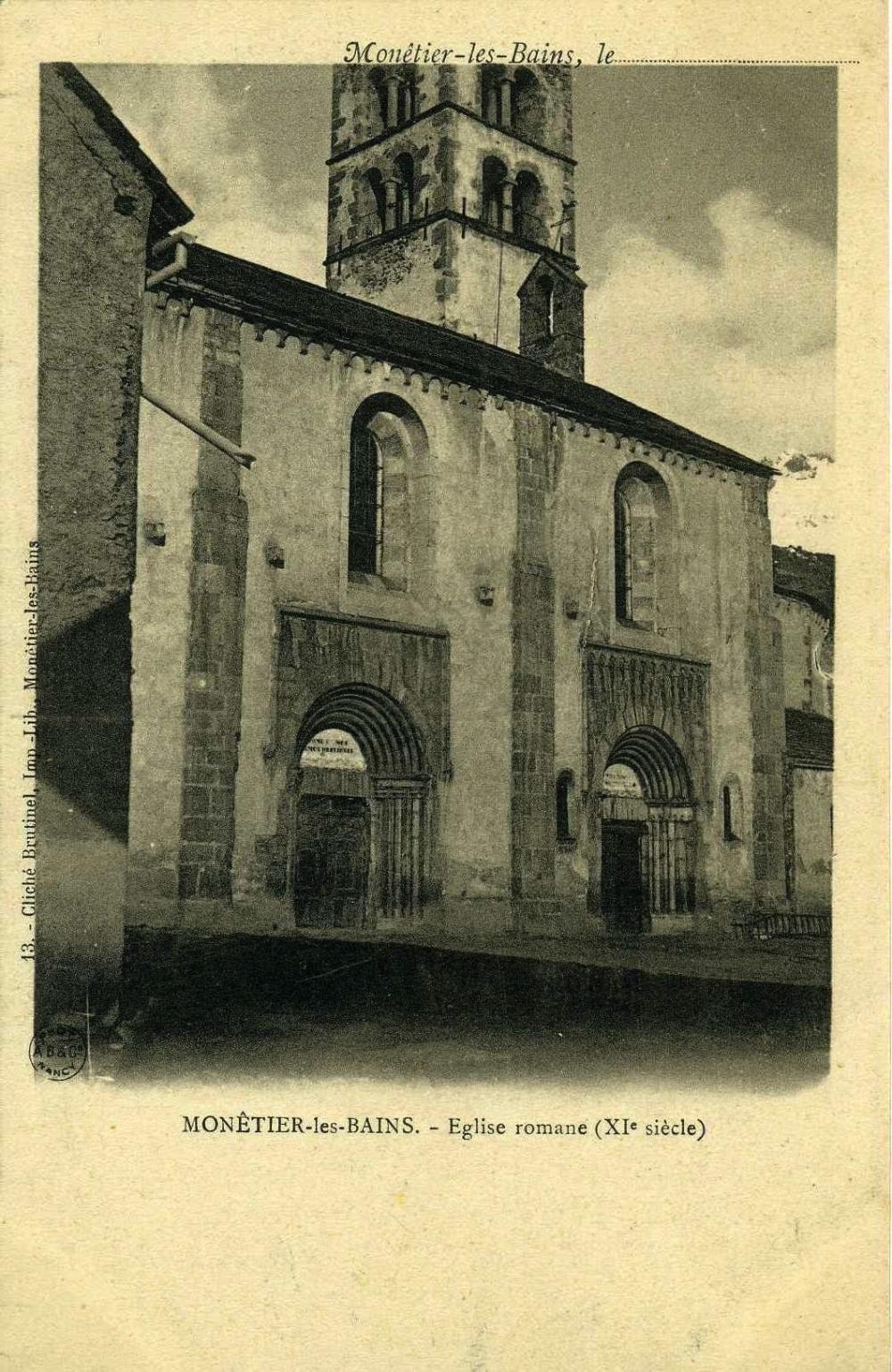 Monêtier les Bains - Eglise romane ( XI° siècle)