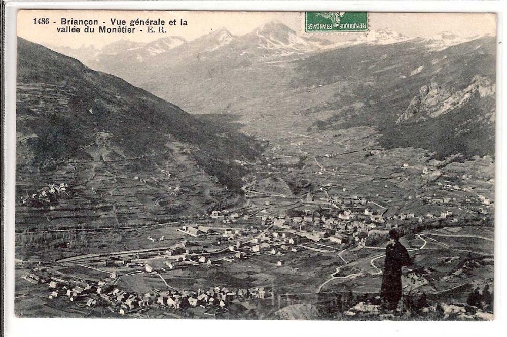 Briançon - Vue Générale et la Vallée du Monêtier