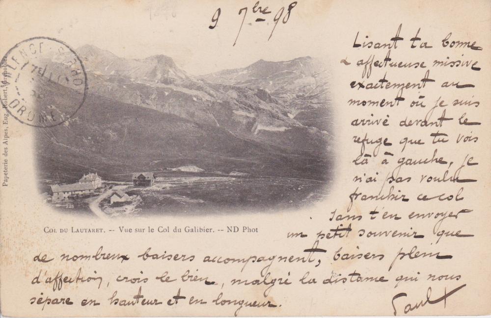 Col du Lautaret - vue sur le Col du Galibier
