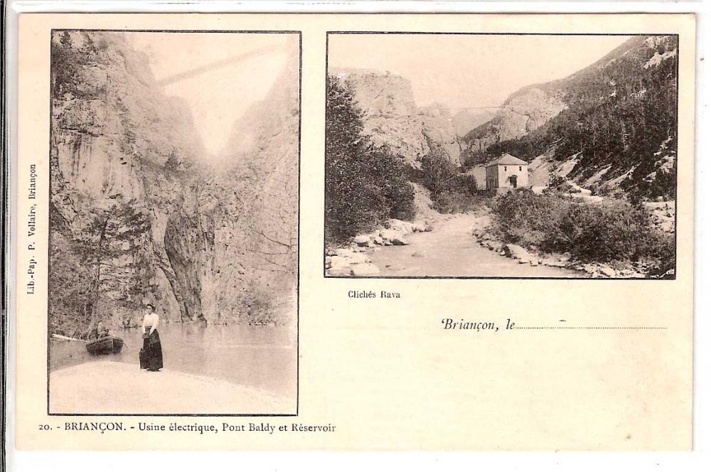 Briançon - Usine éléectrique, Pont Baldy et Réservoir