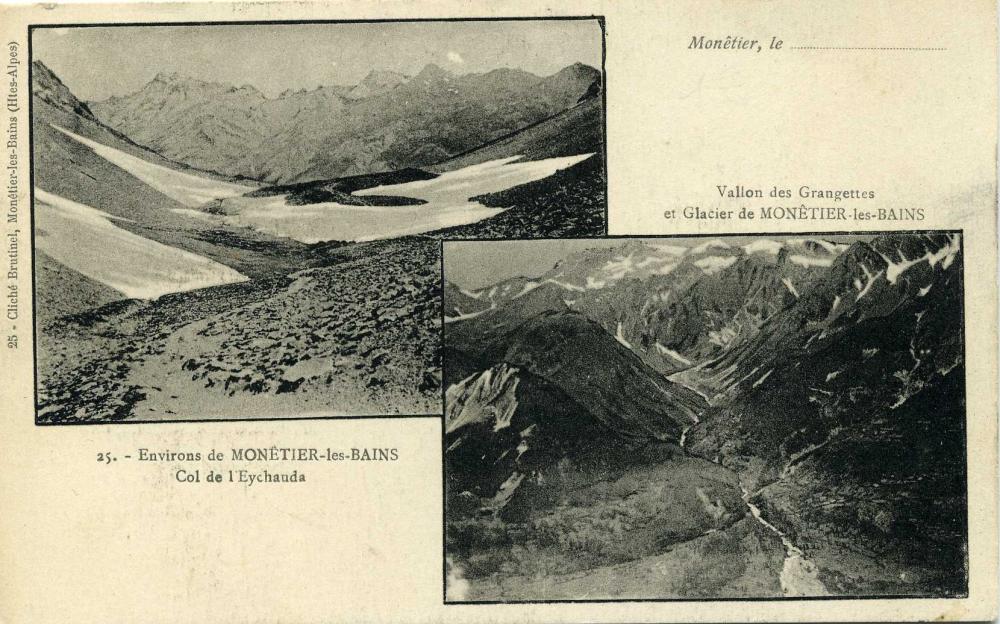 Environs de Monêtier les Bains Col de l'Eychauda- Vallon des Grangettes et Glacier de Monêtier les Bains