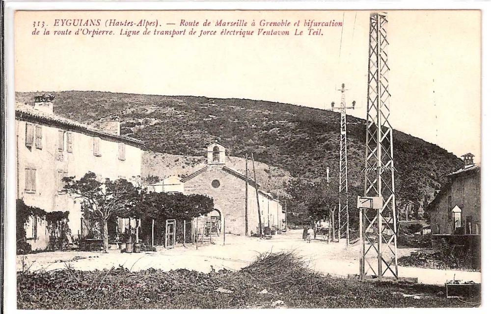 Route de Marseille à Grenoble , bifurcation d'Orpierre