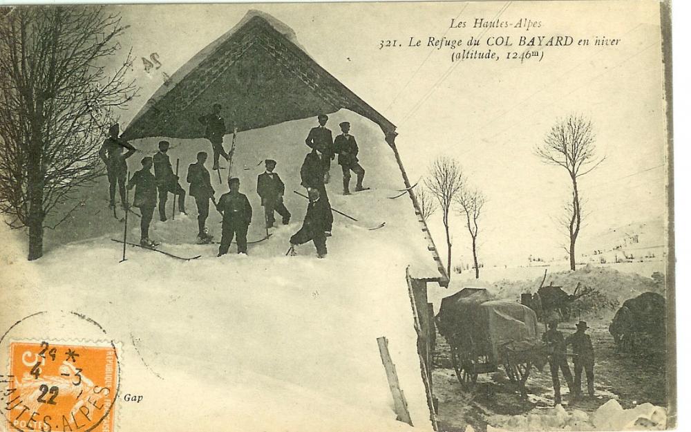 Le Refuge du Col Bayard l'Hiver