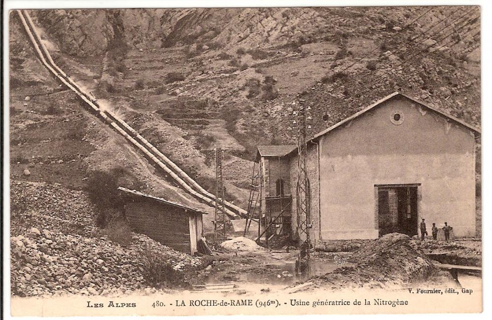 La Roche de Rame ( 946m) - Usine Génératrice de la Nitrogène