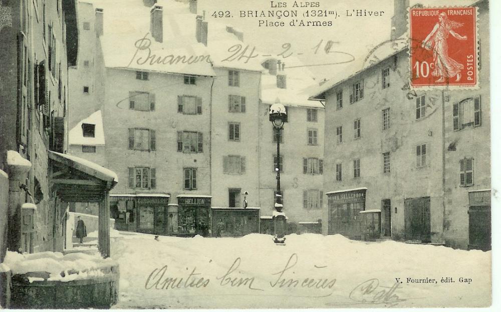 Briançon (1321m) - L'Hiver - Place d'Armes