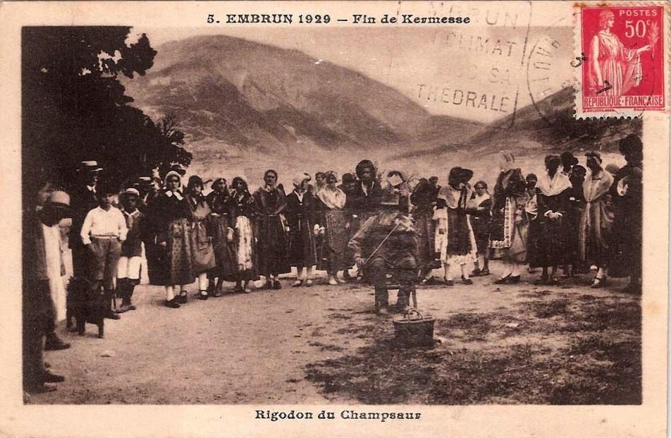 Embrun 1929 - Fin de Kermesse - Rigodon du Champsaur