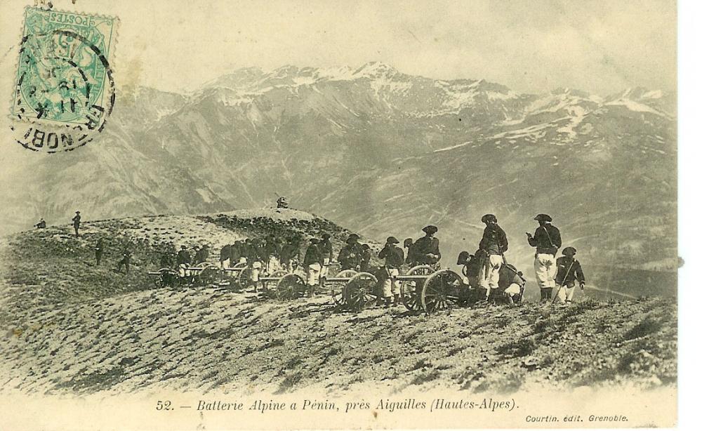 Batterie Alpine à Peynin, Près d'Aiguilles