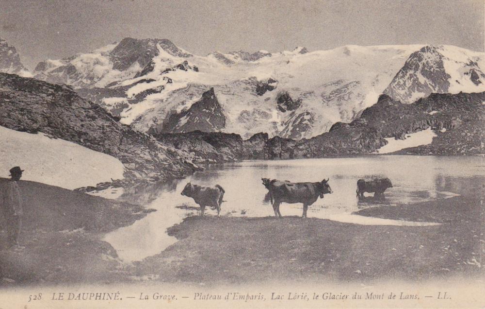 La Grave - Plateau d'Emparis - Lac Lérié, le Glacier de Mont de Lans