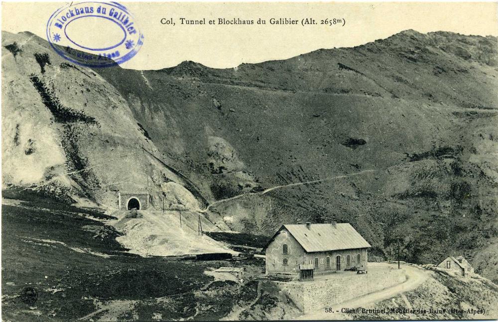Col, Tunnel et Blockhaus du Galibier ( alt 2658 m)