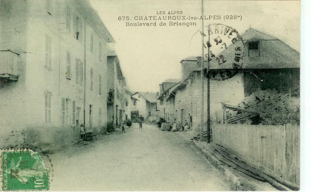 Chateauroux les Alpes (928m) - Boulevard de Briançon