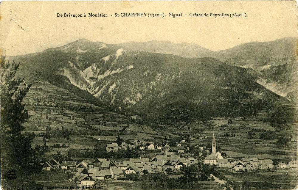 De Briançon à Monêtier - St Chaffrey (1320m) Signal - Crêtes de Peyrolle (2640m)