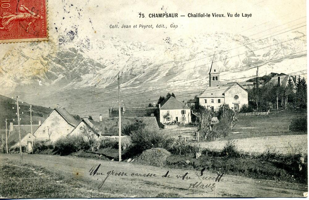 Champsaur Chaillol le Vieux vu de Laye