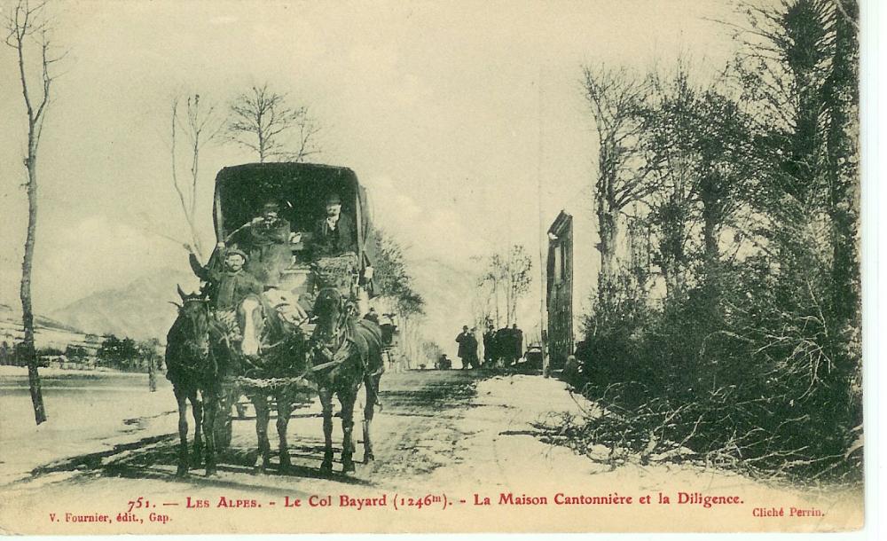 Le Col Bayard La Maison Cantonnière et la Diligence