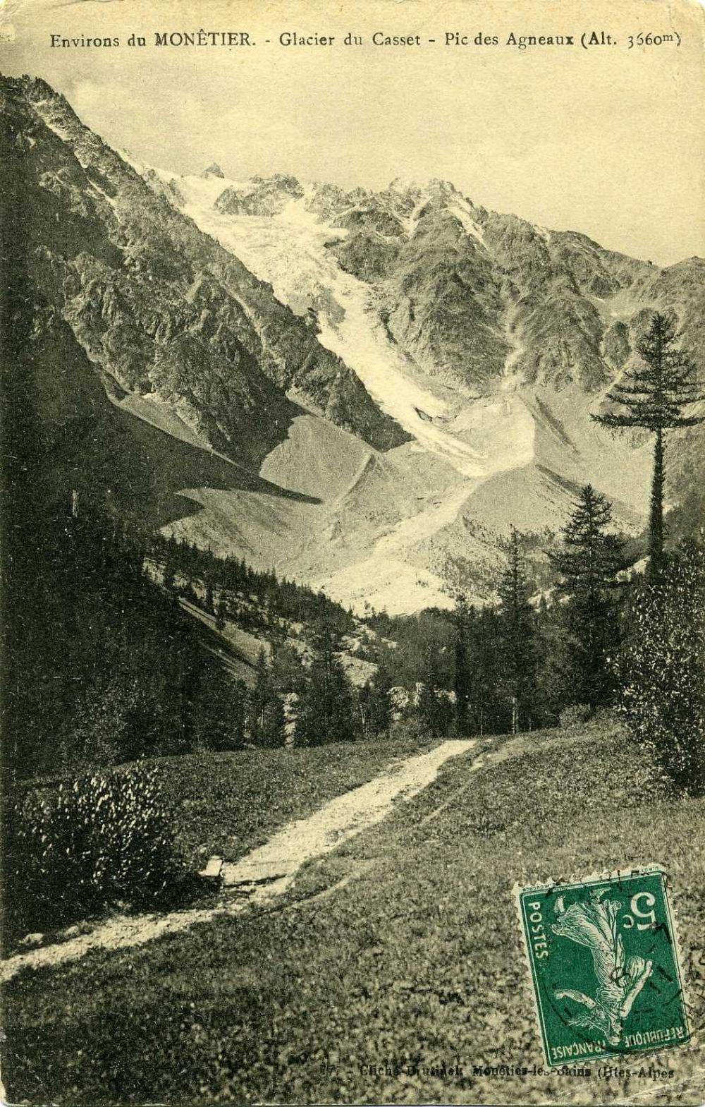 Environs du Monêtier - Glacier du Casset - Pic des Agneaux ( alt 3660 m)