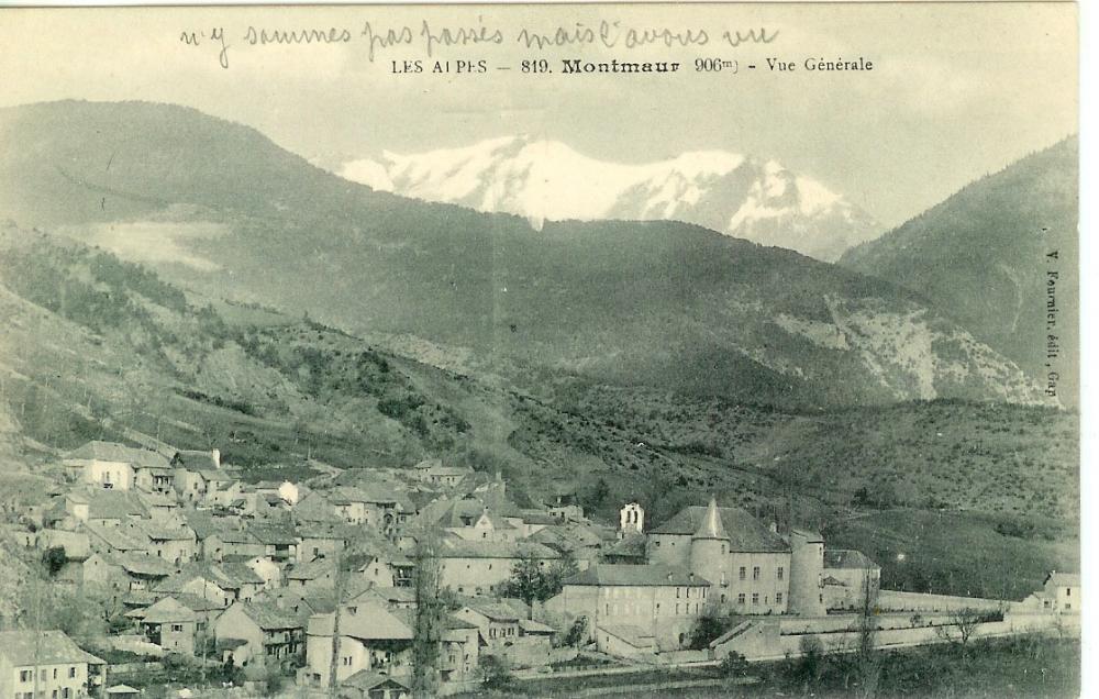 Montmaur (906m) Vue Générale