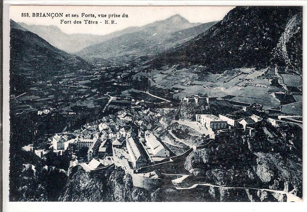 Briancçon et ses forts, vue prise du fort des Têtes