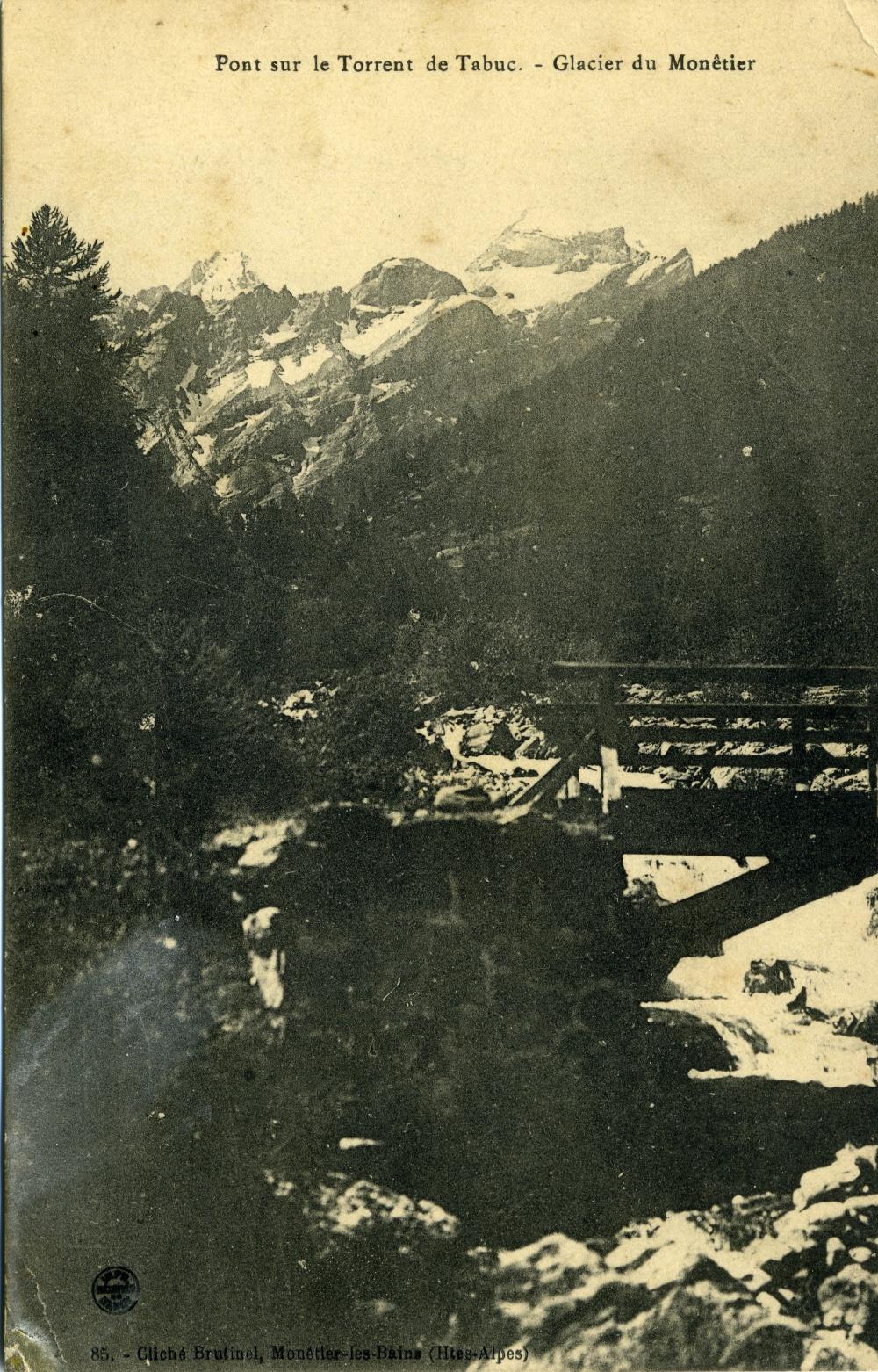 Pont sur le Torrent de Tabuc - Glacier du Monêtier