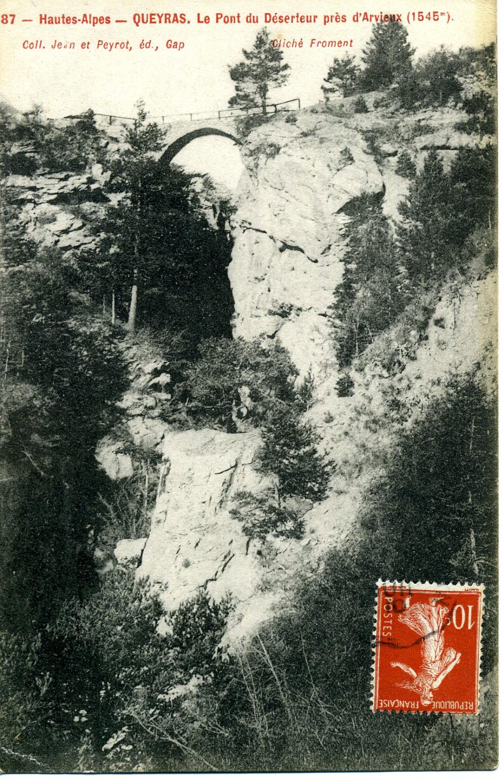 Queyras Le Pont du Déserteur près d'Arvieux