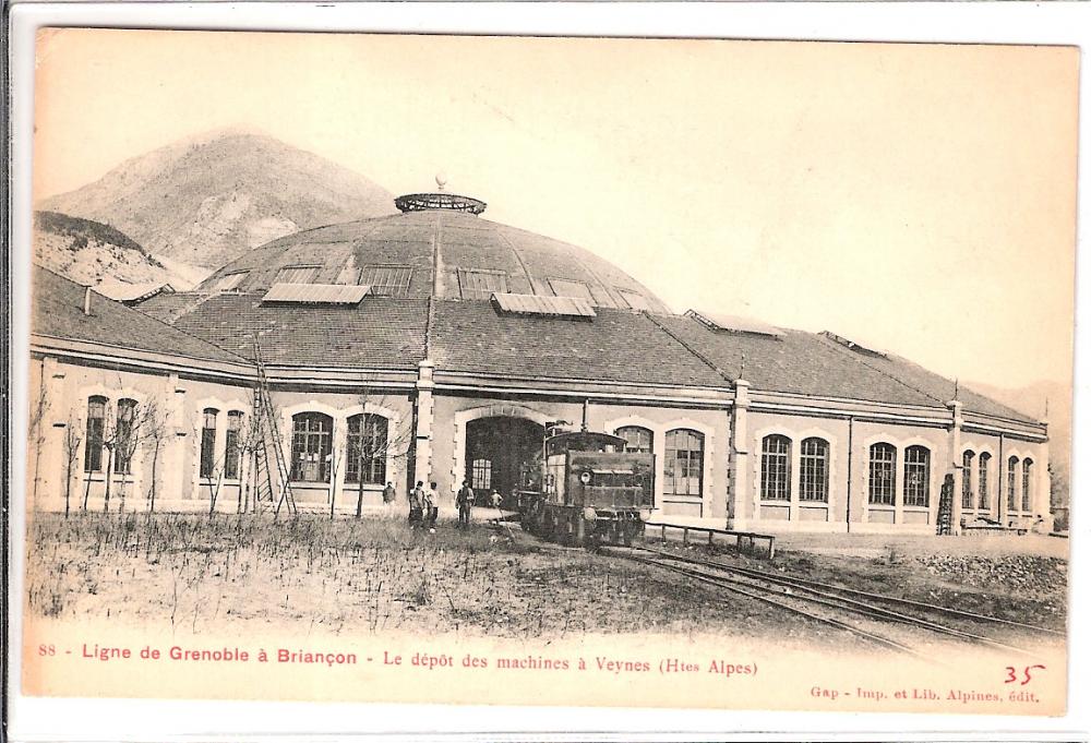 Ligne de Grenoble à Briançon - Le Dépôt des Machines à Veynes