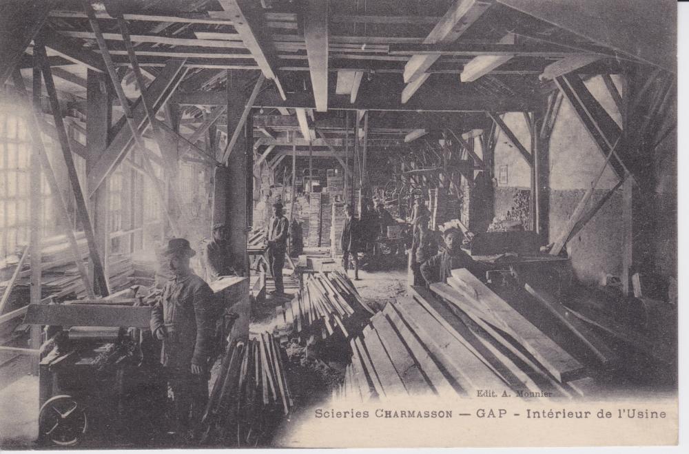 Scierie CHARMASSON - GAP- Intérieur de l'usine