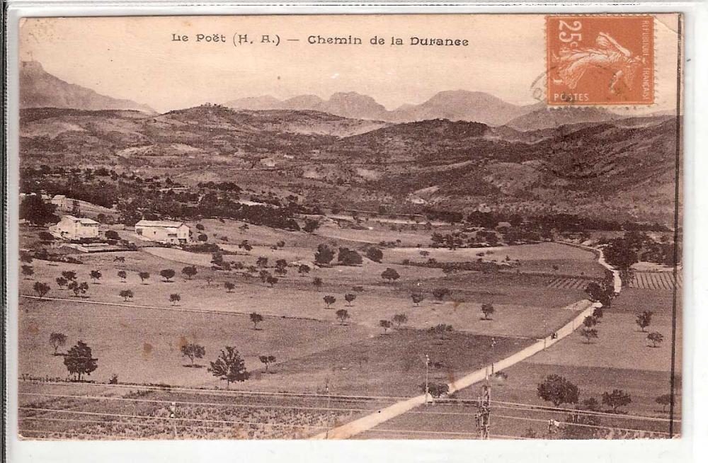 Le Poët - Chemin de la Durance