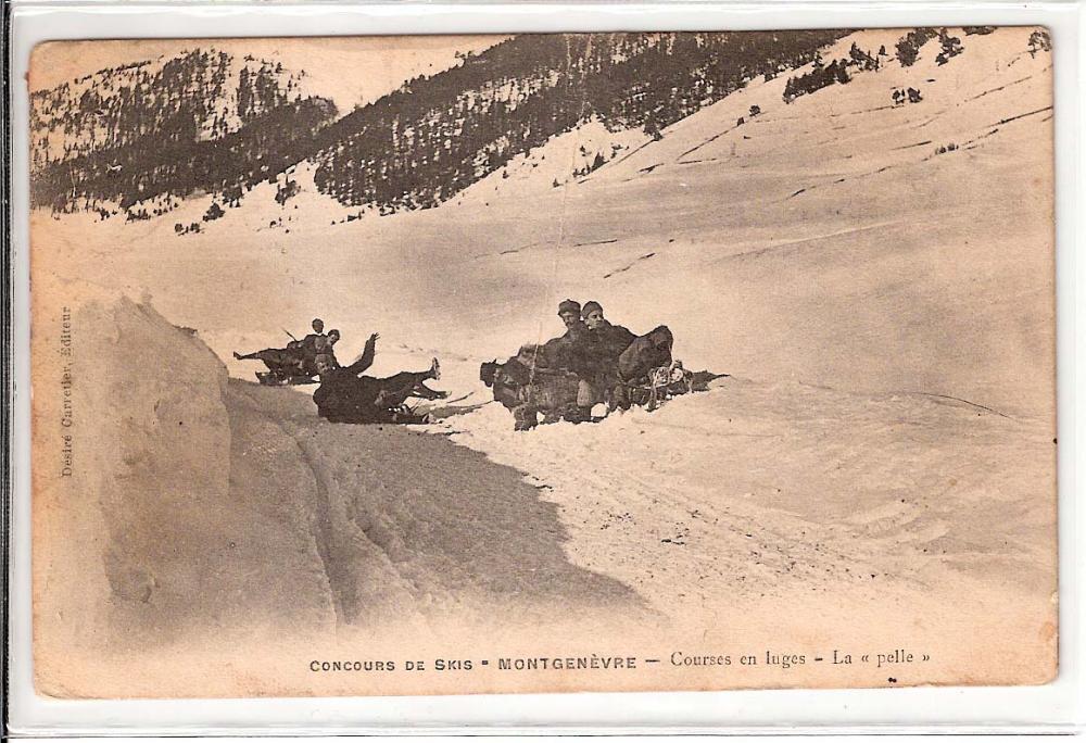 Concours de Skis Montgenèvre Courses en Luge La 