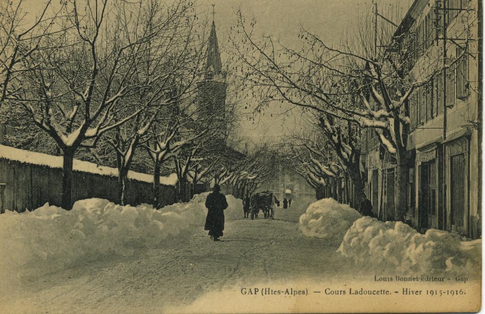 Gap - Cours Ladoucette - Hiver 1915-1916