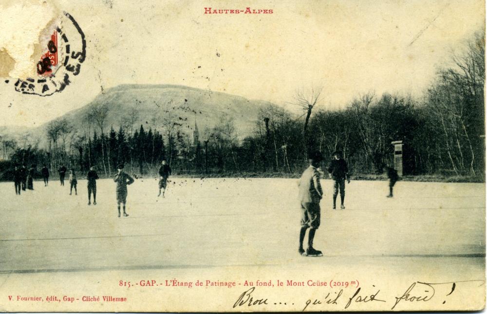 L'Etang de Patinage - Au Fond le Mont Ceüse