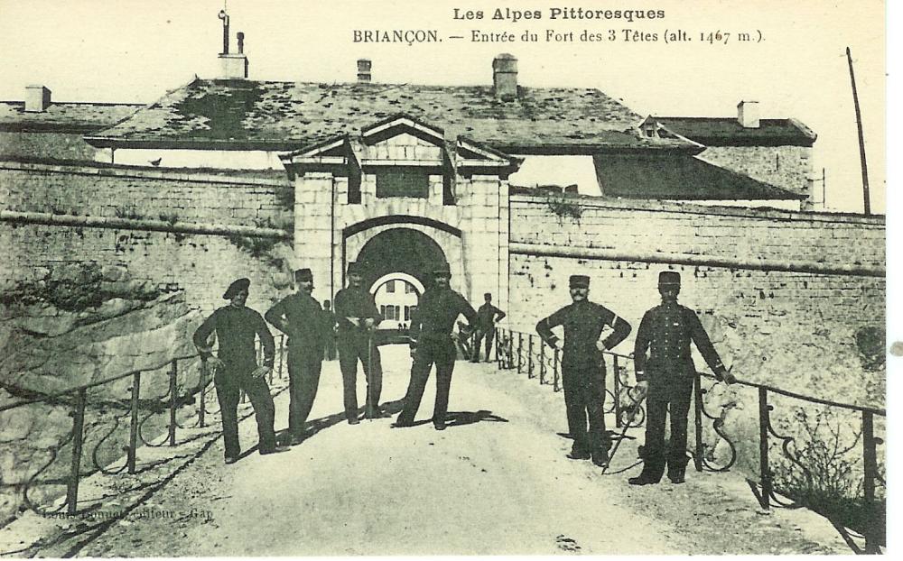 Briançon - Entrée du Fort des 3 Têtes ( alt 1467m)