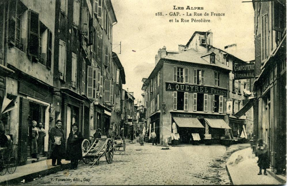Gap - La Rue de France et la Rue Pérolière