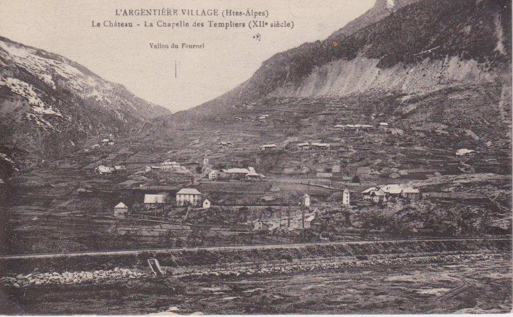 L'Argentière Le Chateau La Chapelle des Templiers ( XII° Siècle)