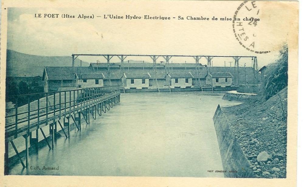 Le Poët - Usine Hydro-électrique - Sa Chambre de mise en Charge