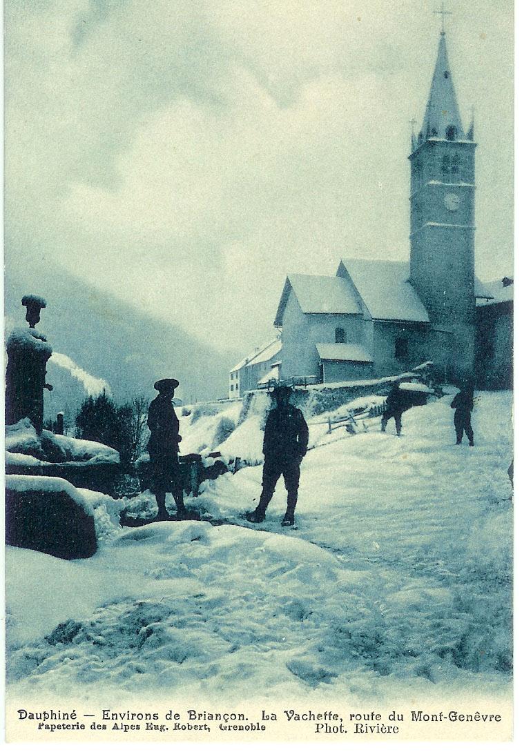 Environs de Briançon. La Vachette , route du Mont-Genèvre