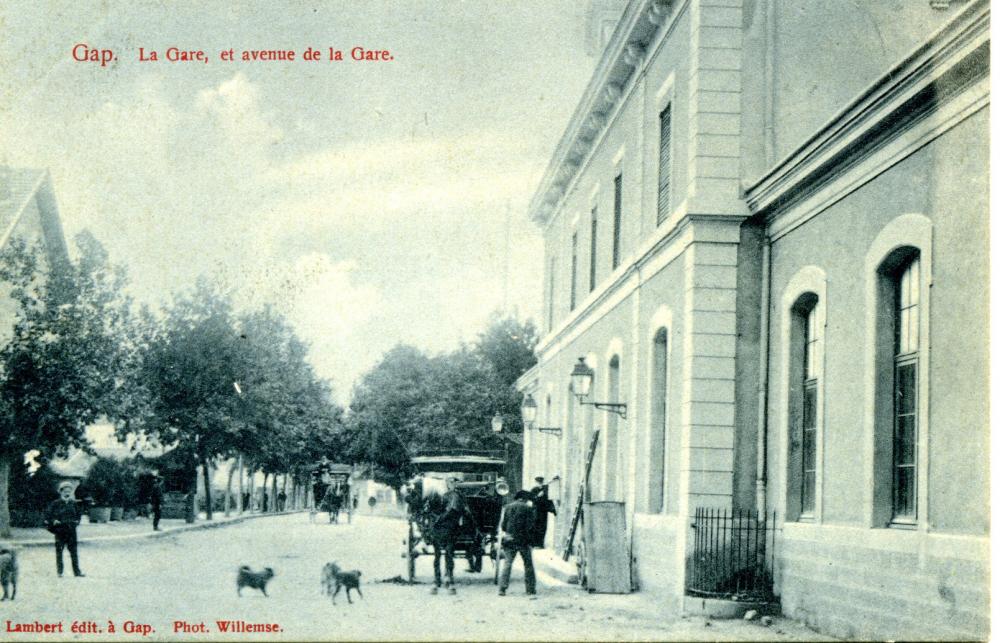 La Gare et l'Avenue de la Gare
