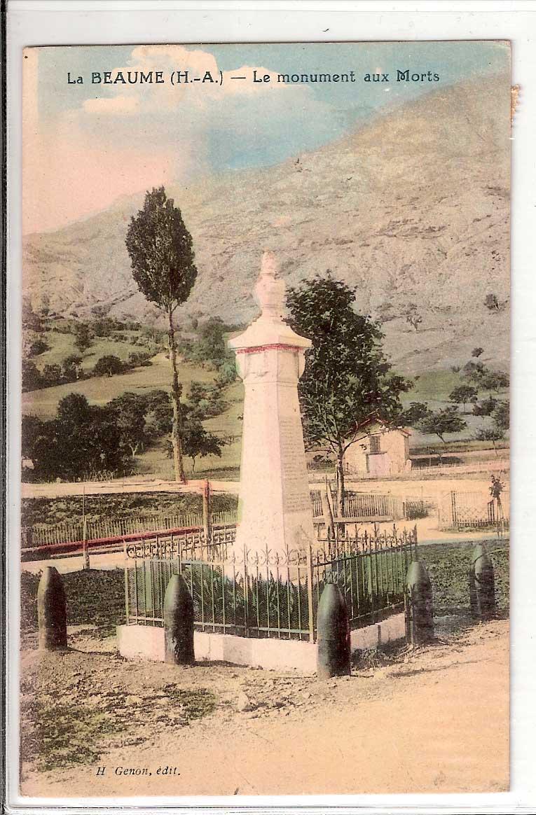 La Beaume le Monument aux Morts