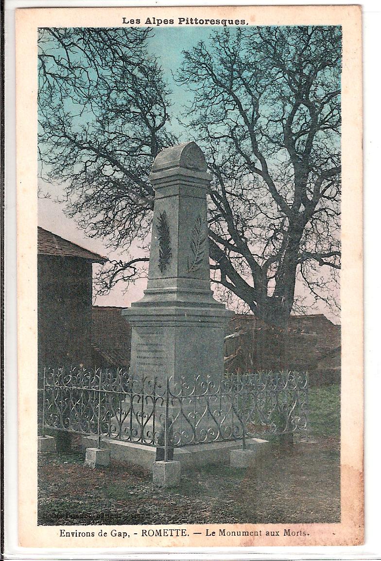 Romette le Monument aux Morts