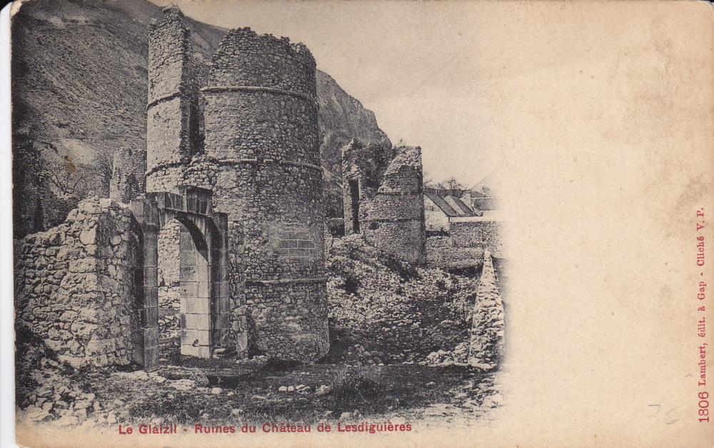 Le Glaizil - Ruines du château de Lesdiguières