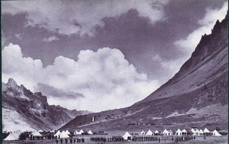 Manoeuvres au Galibier le 11 Août 1938