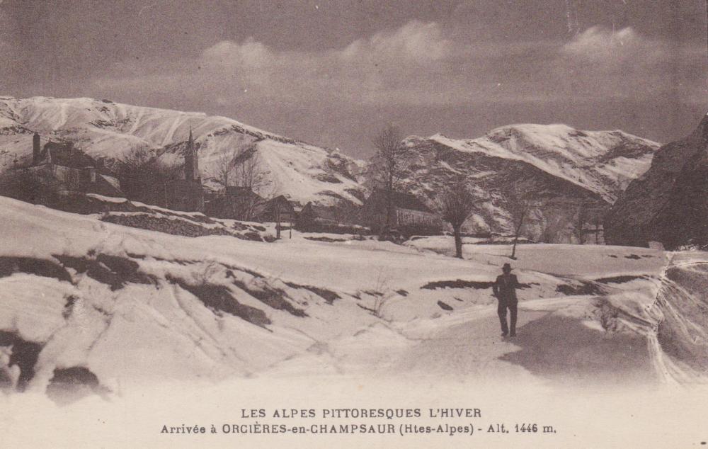 arrivé à orcières en champsaur